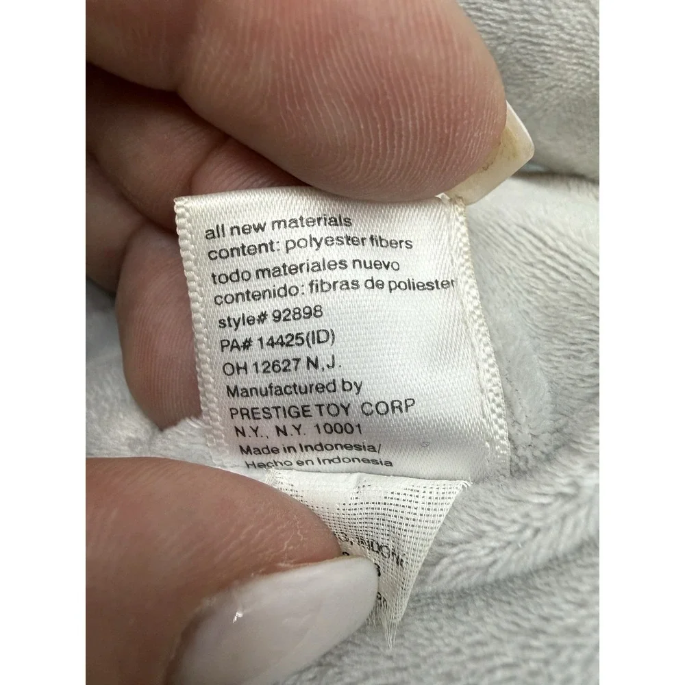 Carter's Just One You Gray Elephant Plush Musical Pull Crib‎ Toy Brahms Lullaby